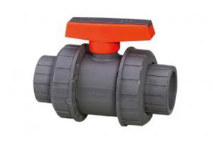 Quality No Leakage Union Pvc Ball Valve , Mariculture Union Ball Check Valve SGS Listed wholesale