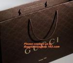 luxury paper shopping bag, recycle kraft paper bag, promotion Christmas gift bag