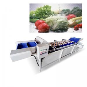 Quality Ozone Vegetable Fruit Washing Machine 3T/H With Bubble Veg Cleaning Machine wholesale