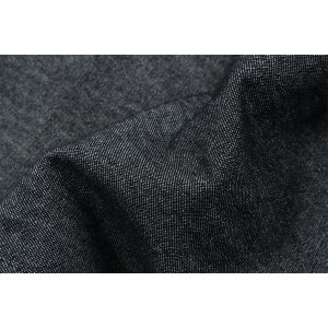 Quality 100% Pure Cotton Silk-like Black Lightweight Denim Fabric wholesale