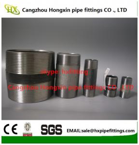 China Thread pipe nipple,carbon stainless steel pipe nipples from Chinese factory on sale