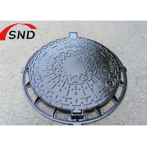 Buy cheap GGG50 Ductile Iron Round Manhole Cover D400 500X600mm with 40 Tons Loading from wholesalers