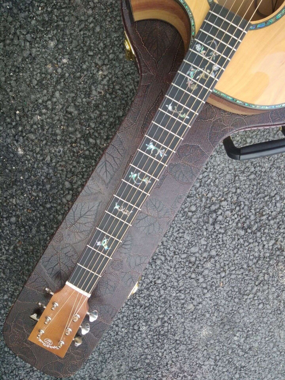 Factory AAAA 14 frets Auditorium folk Guitars Orchestra all solid imported apple wood acoustic electric guitar