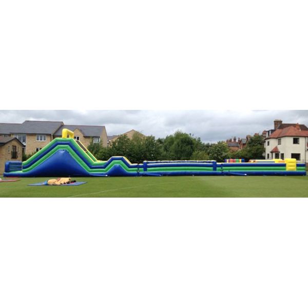 Biggest 135ft x 20ft Assualt Inflatable Obstacle Course For Big Event Or Rental Business
