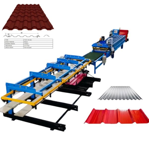 High Precision IBR Corrugated Roof Roll Forming Machine With Customized Length Guarantee