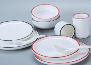 Quality Unbreakable 4pc Food Grade 100% Melamine Dinnerware Set wholesale