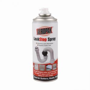 Quality 400ml Waterproof Aerosol Spray Paint Pigment DME SVHC Leak Stop Spray AEROPAK wholesale