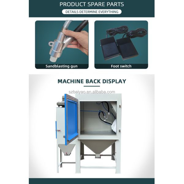 1010 Hand Sandblasting Machine Environmental Protection Rust Cleaning