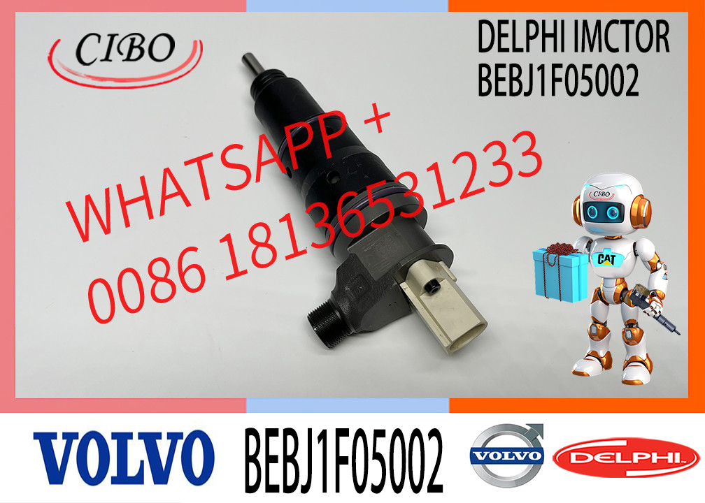 Diesel Engine Common Rail Fuel Injector 22282199 22282202 22301418 BEBJ1F05002 For Vol-vo Trucks