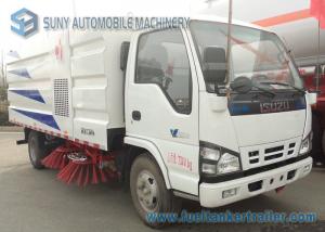 Quality Isuzu 4000L 4000KG Dust Clear Road Sweeping Truck 4 X 2 88kw / 120hp wholesale