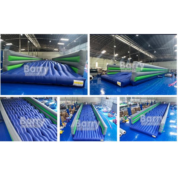 Custom Inflatable Running Event Bounce 5k Wave Runner World'S Largest Inflatable Obstacle Course  For Kid And Adult