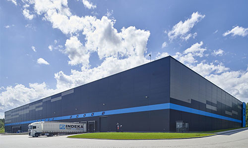 Bolt / Weld Prefabricated Steel Warehouse Construction Quicker Installation