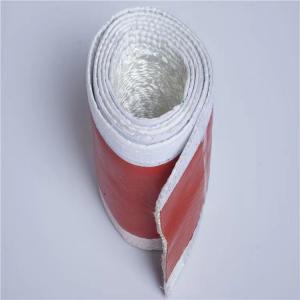 China Red Silicone Rubber Fiberglass Sleeving Protection Of Industrial Hoses on sale