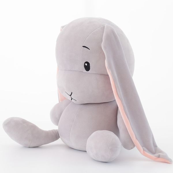 Delicate Touch Realistic Rabbit Plush Doll Customized Size Skin - Friendly