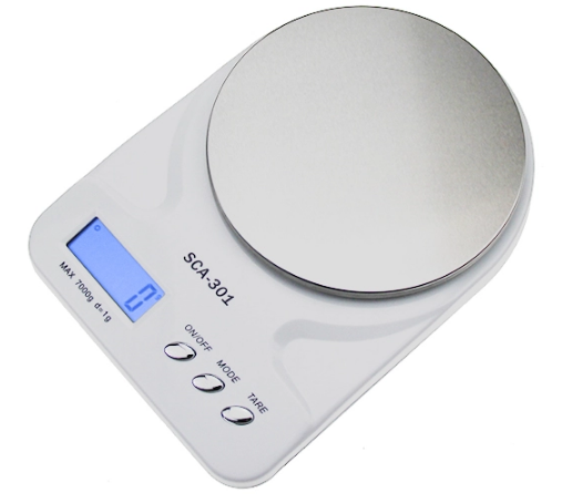 Small Electronic Kitchen Scales , Large Display Kitchen Scales SCA301