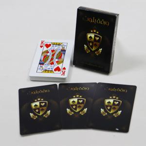 China PMS Color Pvc Waterproof Playing Cards Deck Advertising Game Poker Cards Personalized Logo on sale