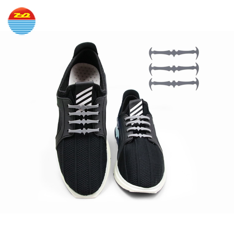 Elastic Adjustable Silicone Gifts Rubber Slip Sneaker Shoelaces All Match Fashion