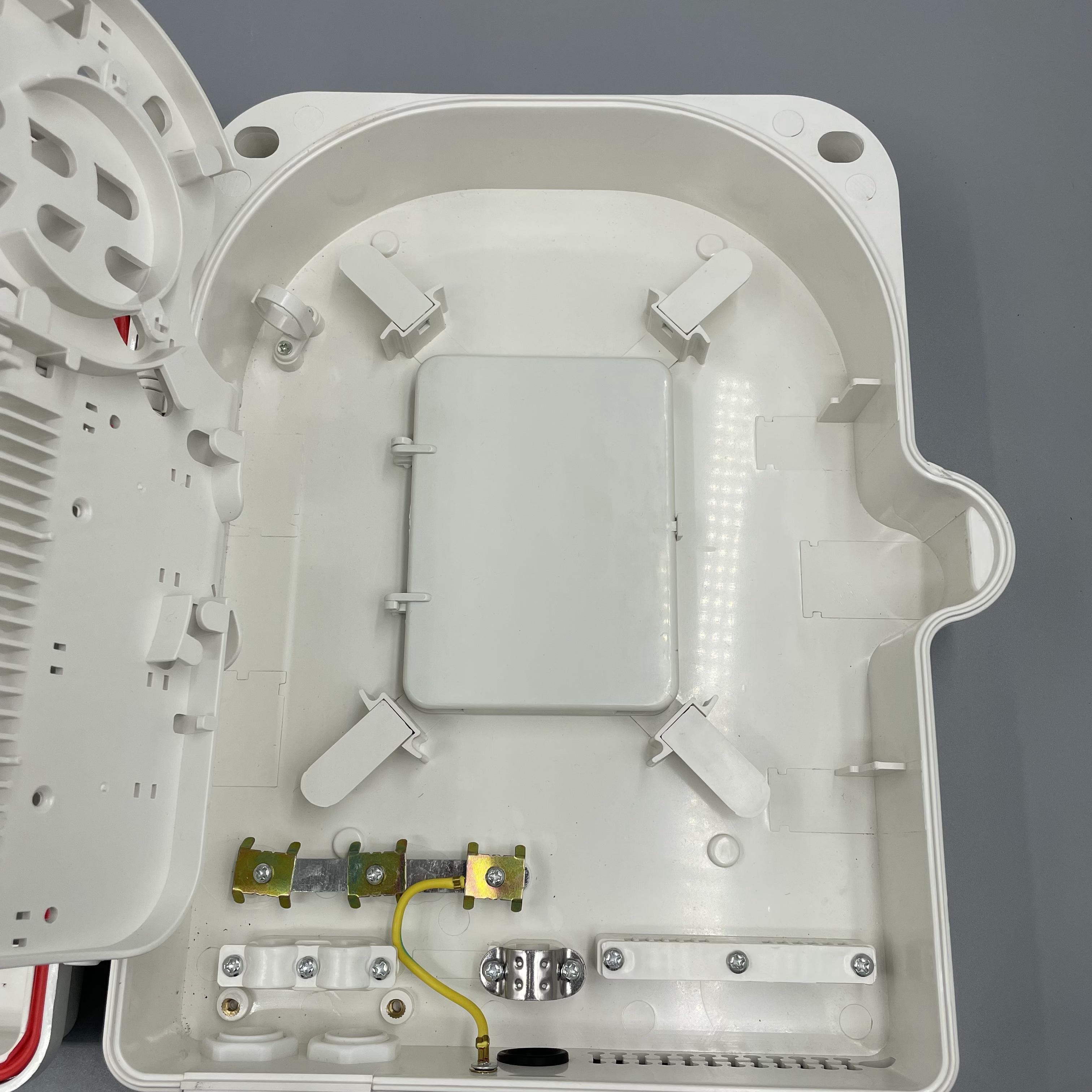 Waterproof FTTH FTTX Fiber Optic Cable Terminal Box Wall Mounting for Box Distribution