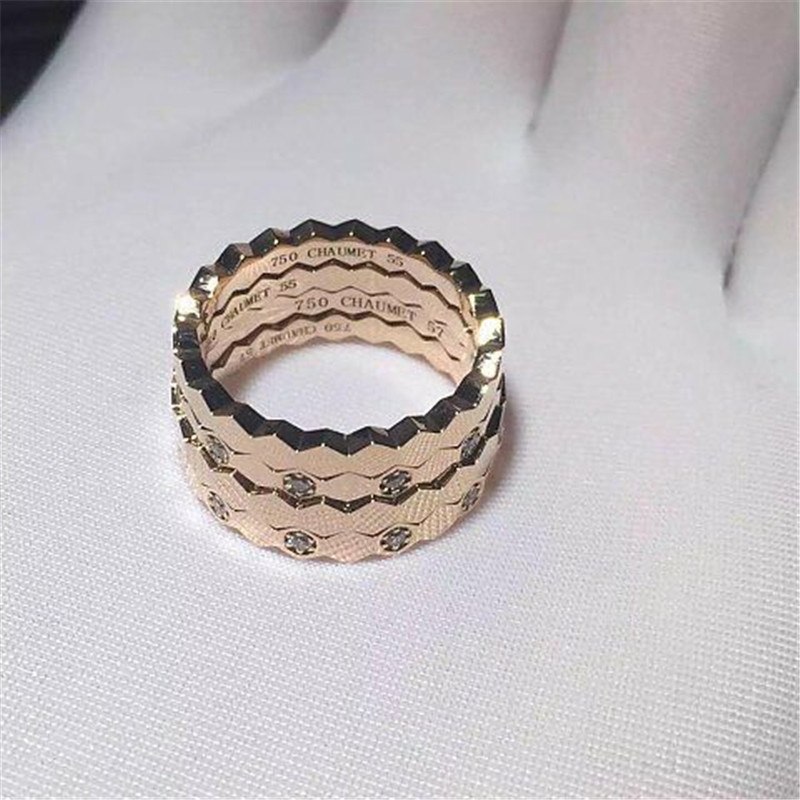Luxury jewelry factory high-quality low price Cmdiamond ring 18k white gold yellow gold rose gold diamond ring