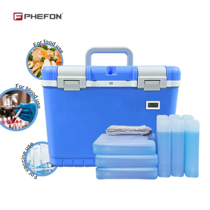 OEM Hard Cooler Box Multi Functional Cool Box Medical Blue