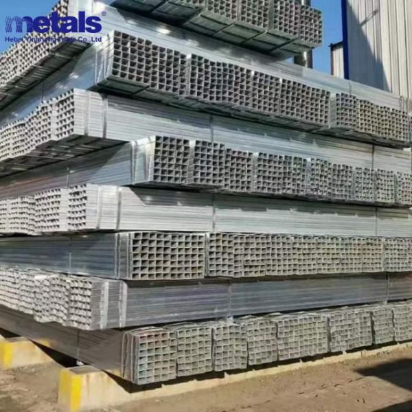 Hot Dipped Galvanized Square Steel Pipe 40x60 1 Inch for Construction