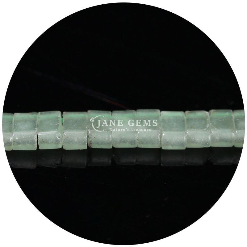 Wholesale Natural Crystal Gemstone Faceted Rectangular Beads Loose Stone Bead Accessories Faceted Spacers for Jewelry