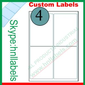 China 4Up Avery Labels (98.8 x 139mm) Compatible Avery Labels L7169/J8169 on sale