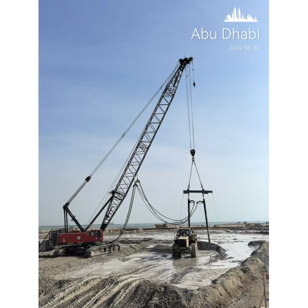 BVEM Vibroflotation Device high penetration power for strengthen the foundation of shear capacity