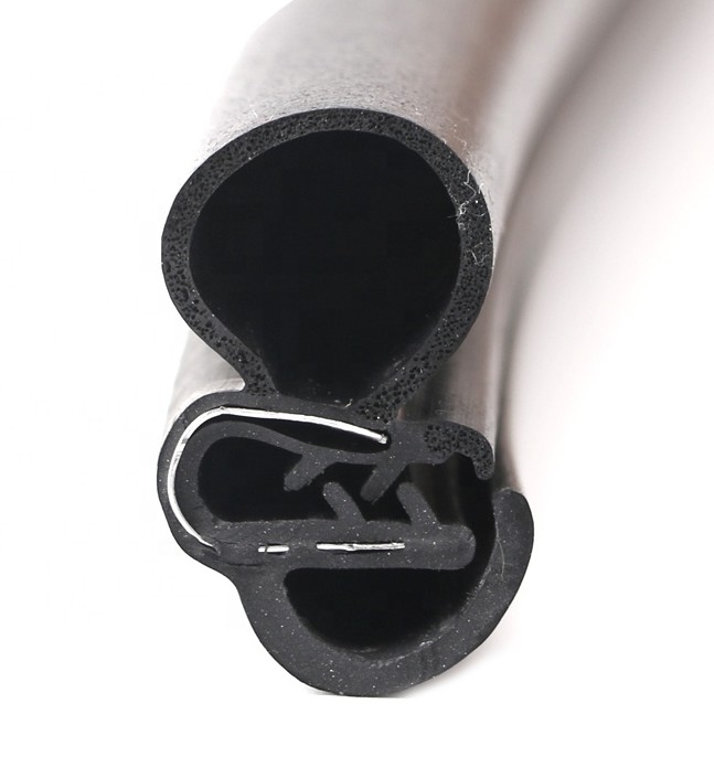 20-90 Shore Hardness EPDM Rubber Profile for Automatic Car Door Safety Edge Protection