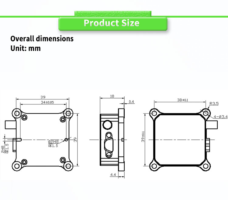 Fiber Optic Gyroscope North Finder for UNIVO UBTM305 Navigation Inertial Navigation System