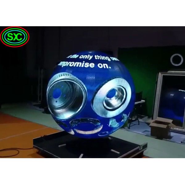 DC5V Voltage Sphere LED Display with Maintenance Method within Backside Service