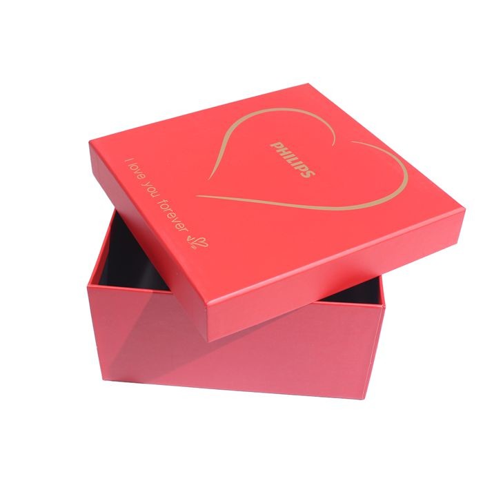 Personalized Red Gift Packaging Boxes Rigid Cardbord Box Custom Box Printing Manufacturer