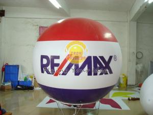 China Waterproof and Fireproof Filled Large helium balloon for advertising with PVC Material on sale