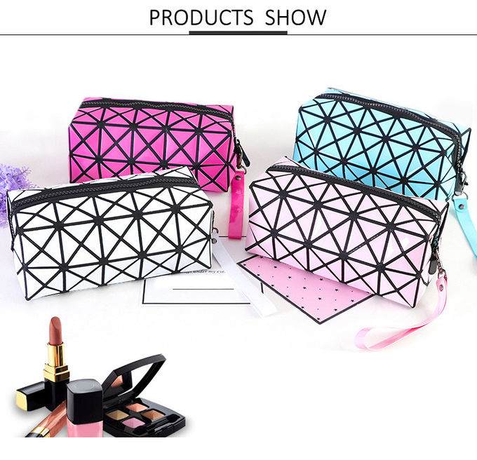 Beautiful Various Colors Fashion Girl's PU Travel Cosmetic Bag