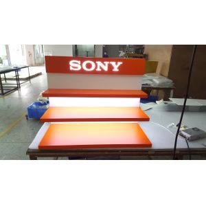 Showing Stand Retail Store Merchandise Display Aurora Signs CE Certified