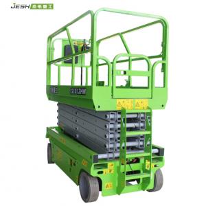 China Hydraulic scissor type 450kg capacity working height 10m electric man lift for sale on sale