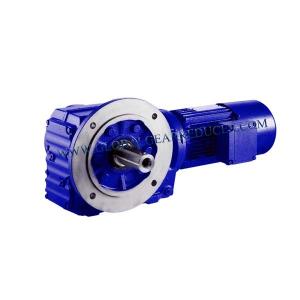 Quality S57 S67 S77 Helical Worm Gear Motor Speed Reducer Gearbox With 90 Degree Shaft wholesale
