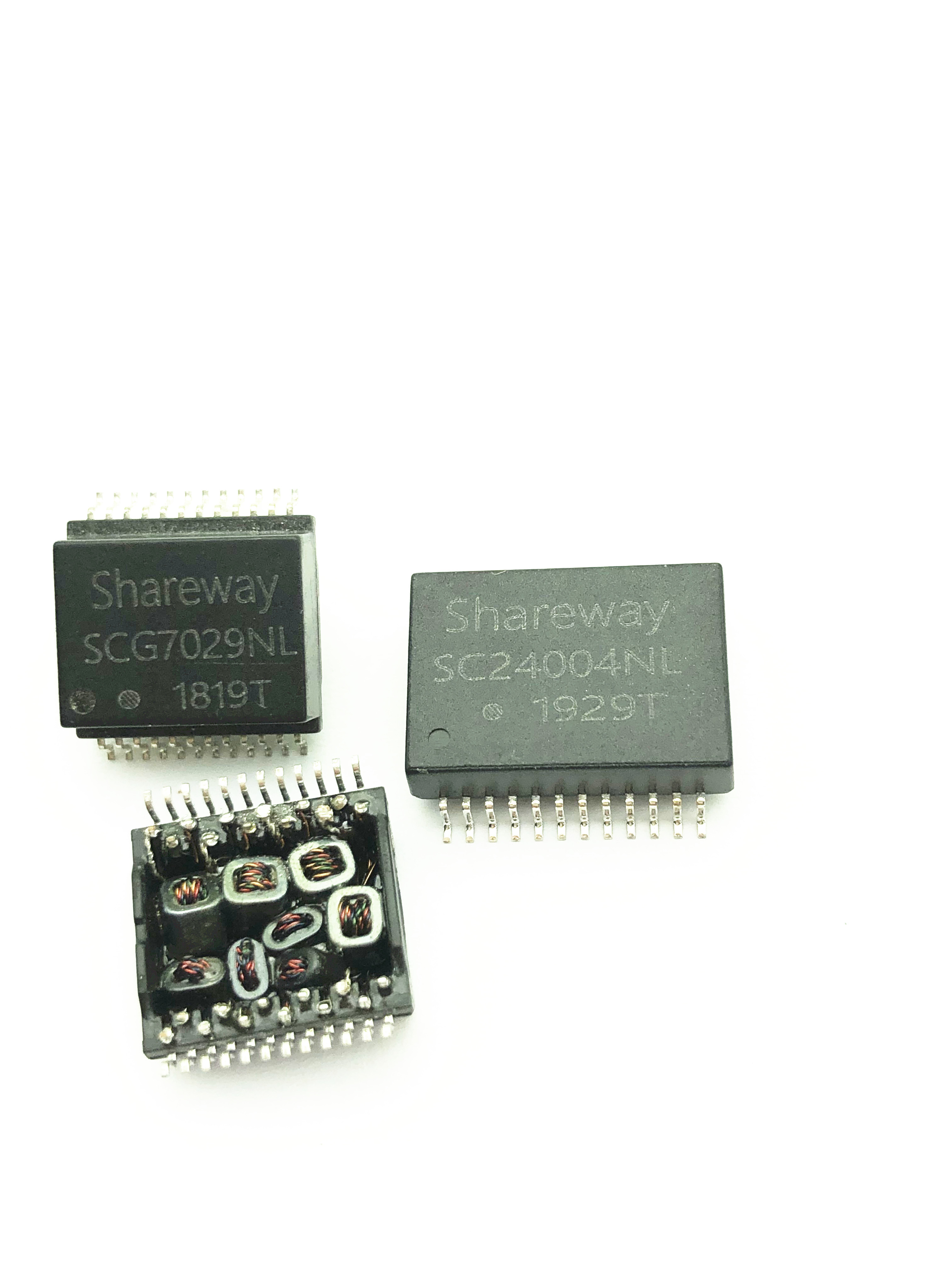 24 Pin SOIC 824-00486F Gigabit Ethernet Transformer