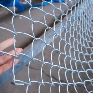 Quality Hot Dip Galvanized Diamond Chain Link Fence Cyclone Wire Mesh wholesale