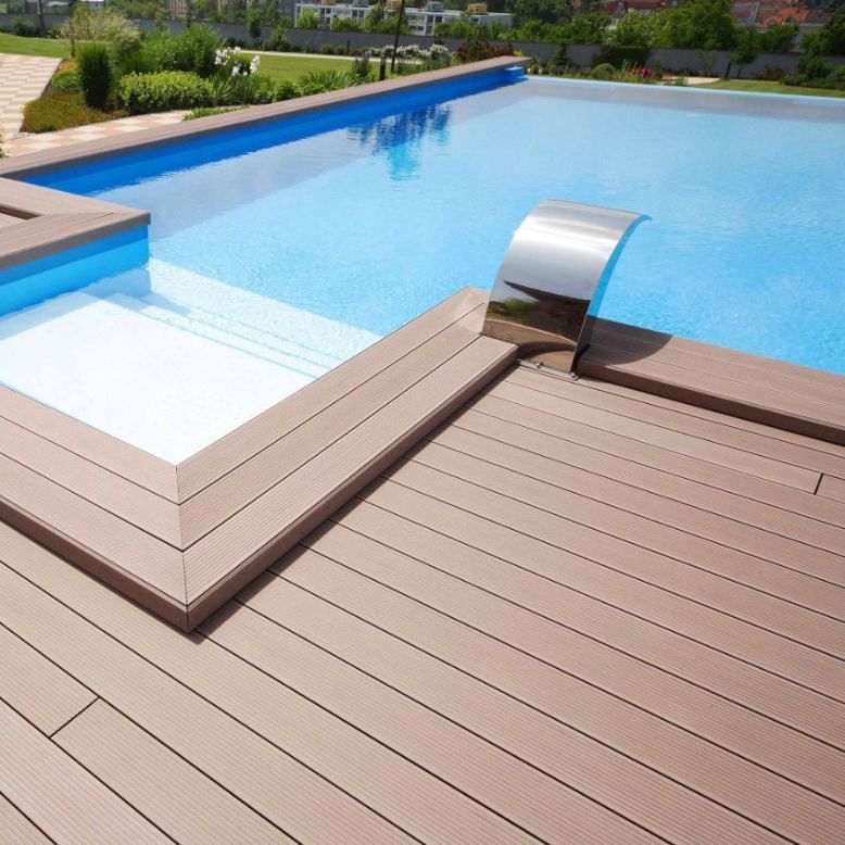 High Quality Wood Plastic Composite Plank for Decoration Material (130*5)