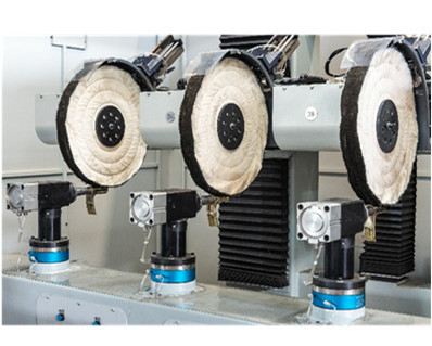 Easy To Operate Four Stations Automatic Polishing Machine For Complex Shape