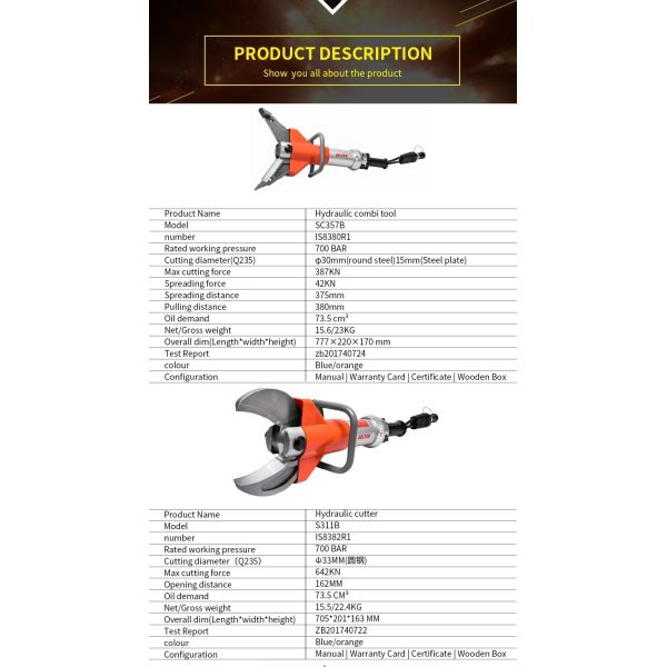 Fire Fighting Tool Cutter Rescue Cutting Tool