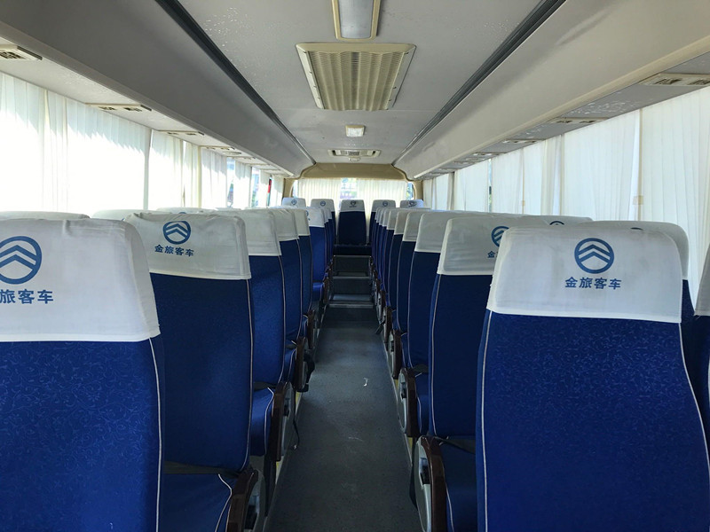 2015 Year 45 Seats Used Golden Dragon Bus XML6103J28 LHD For Tourism In Good Condition