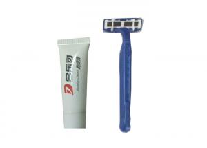 China Hotel Or Travel Carry sharp Twin Blades  Disposable Shaving Razor with shaving cream on sale