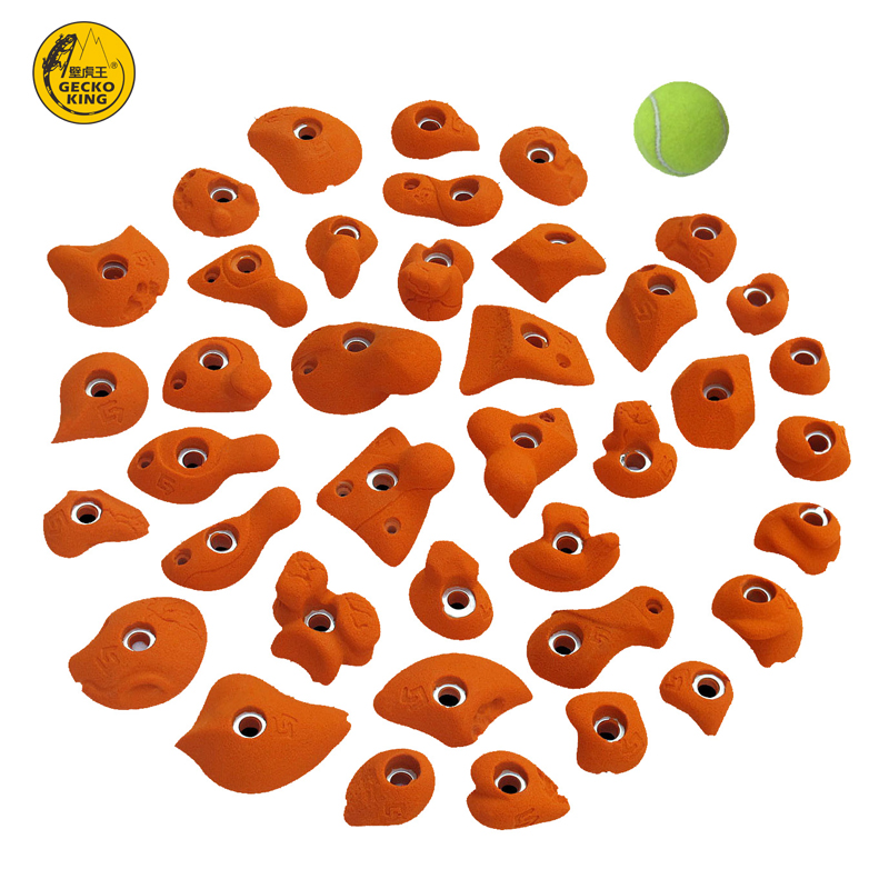 Top- GRP-Fiberglass Reinforced Resin Footholds Set for Training Center Climbing Wall
