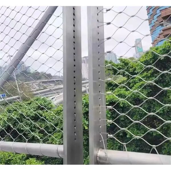 3.0 Mm 38 X 38 Mm Stainless Steel Cable Mesh For Safety Protection