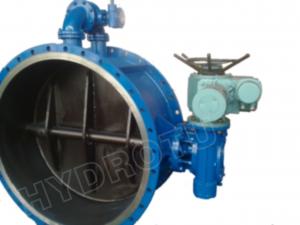 Quality Gear Operated Flanged Butterfly Valve 1000mm for Hydropower wholesale