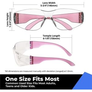 Blue Polycarbonate UV Protection Eye Protection Safety Glasses Scratch Resistant