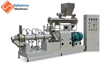 Saibainuo Dog Food Machine , Kibble Animal Feed Extruder Pet Food Making Machine