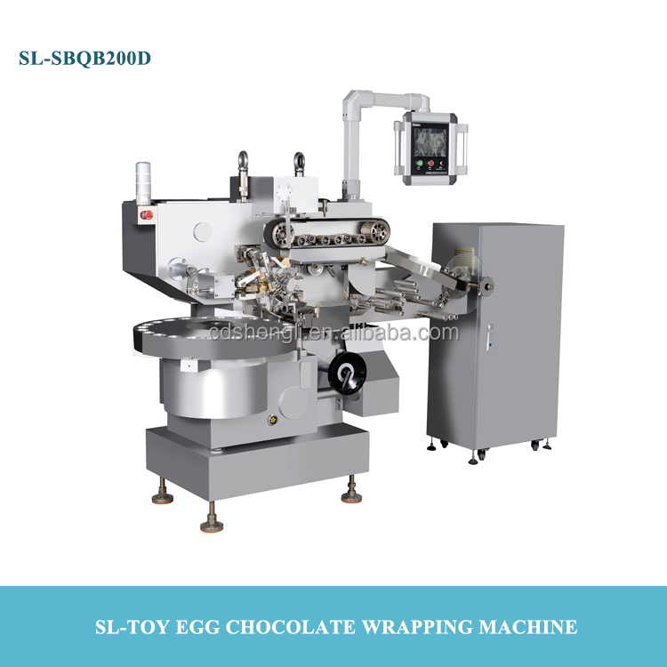 Customized 380V Voltage SHENGLI Chocolate Wrapping Machine For Eggs Balls Chocolate